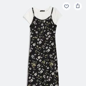 Floral MOON & STARS Kristin T Shirt + Spaghetti Strap
Dress Set